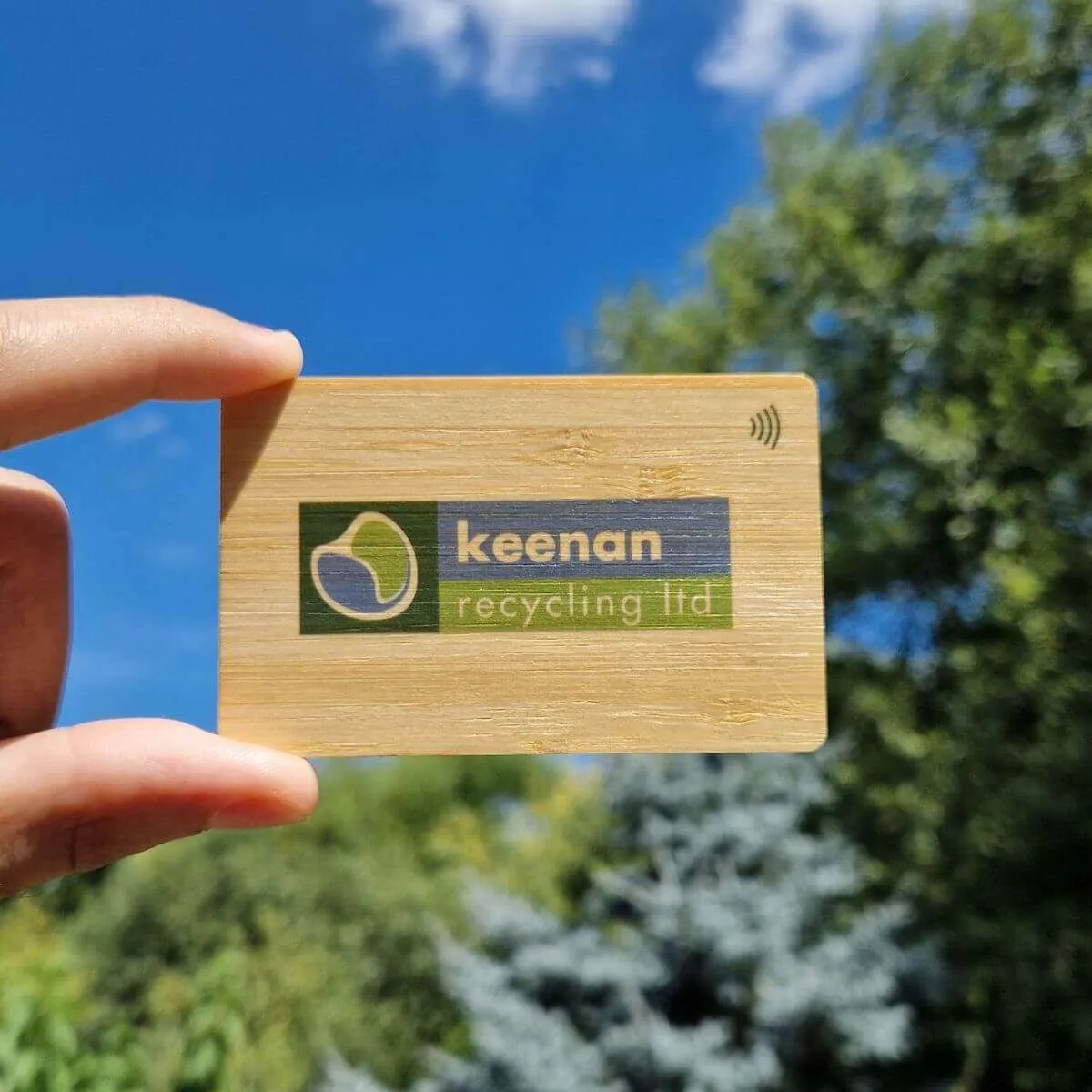 Bamboo NFC Business Card